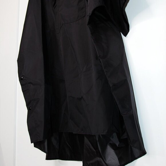 BNWT AW20 ACNE STUDIOS REFLECTIVE FACE MOTIF PONCHO S/M - Picture 6 of 15